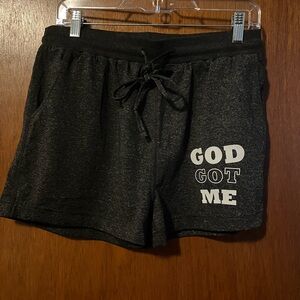 Women's Black Casual Shorts